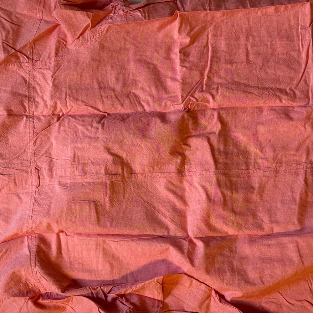 5X Silhouette Woman’s Coral Button-Up Shirt NEW Vintage - Picture 5 of 6